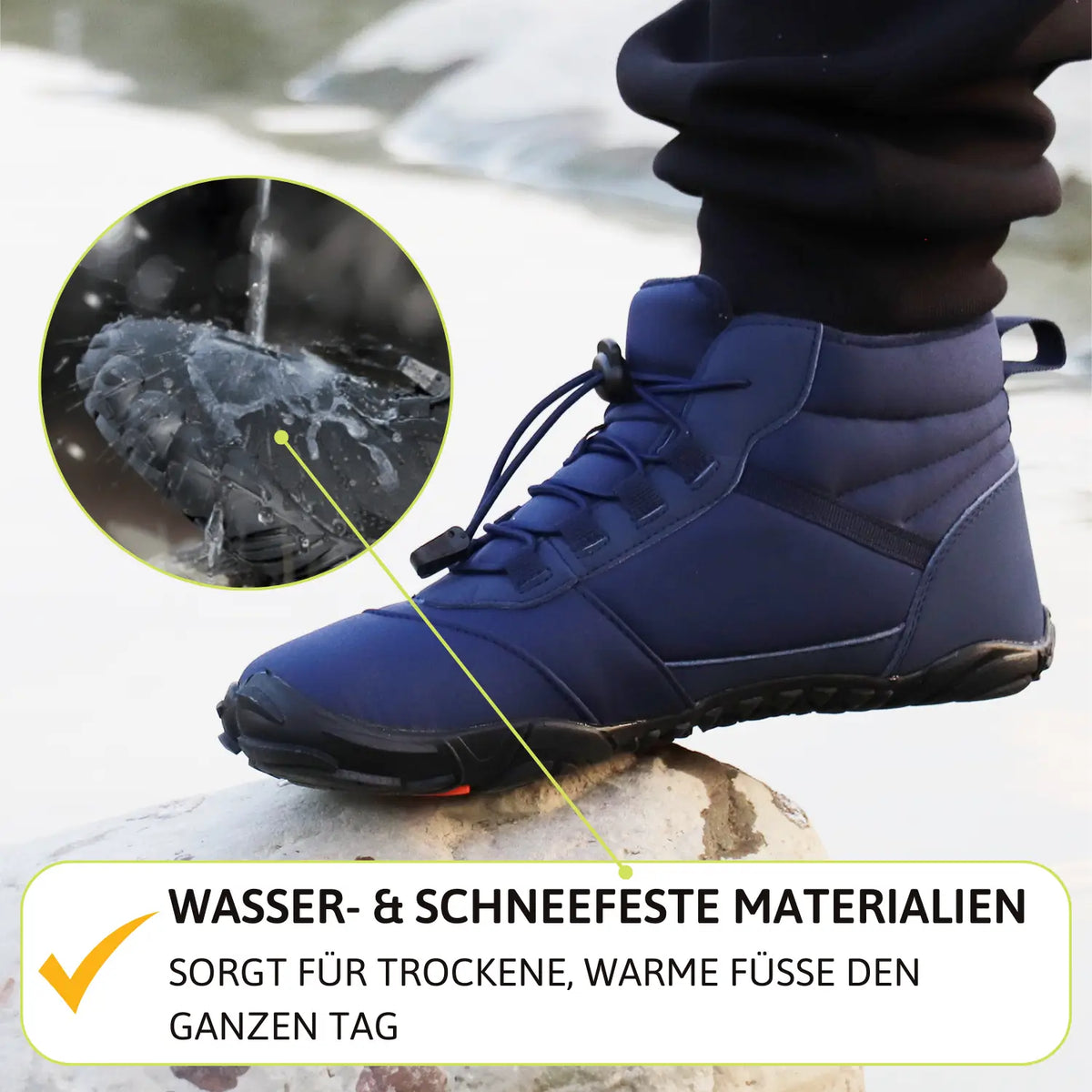Miesten talvibarefoot-kengät