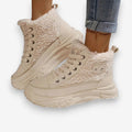 Women's Winter Lace-Up Boots, Fur Lined