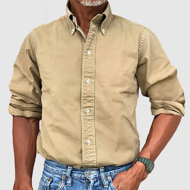 Wrinkle-Free Long-Sleeve Shirt For Men