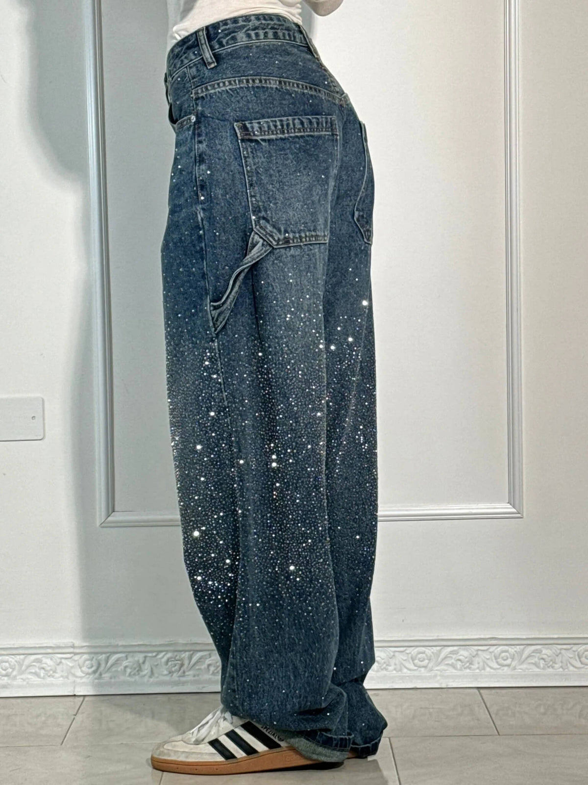 Women's Wide Balloon Cut Jeans Sabrina Elegant Autumn