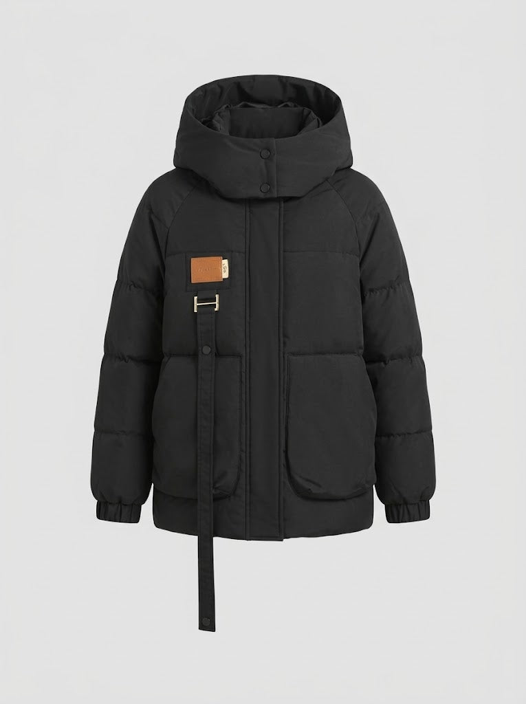 Women's Winter Puffer Coat, Oversized Hooded
