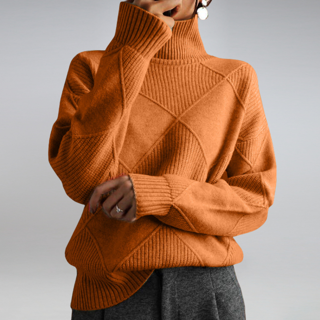 Women's Cashmere Turtleneck Sweater Winter Breathable