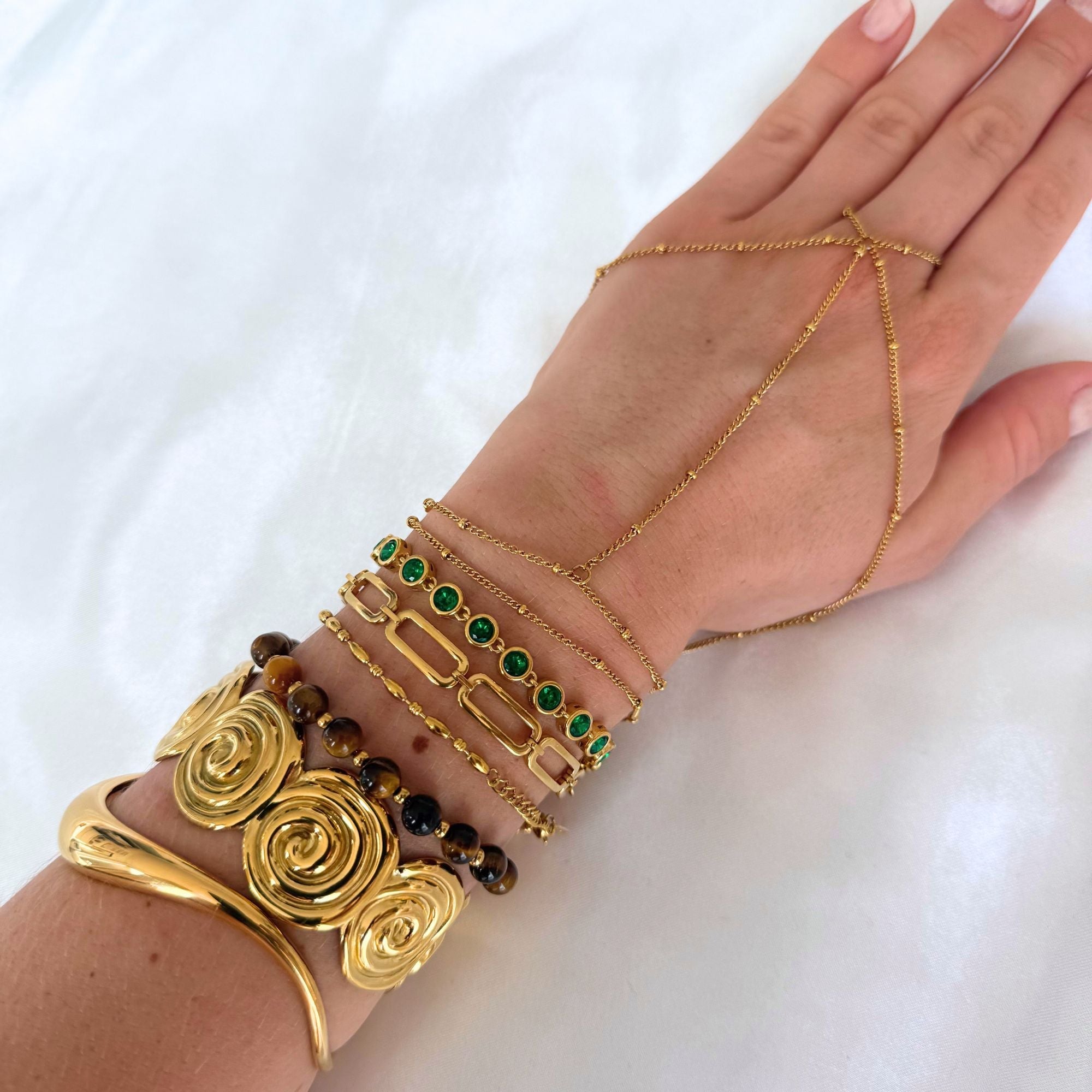 Ariste Link Bracelet | 18K Gold-Plated