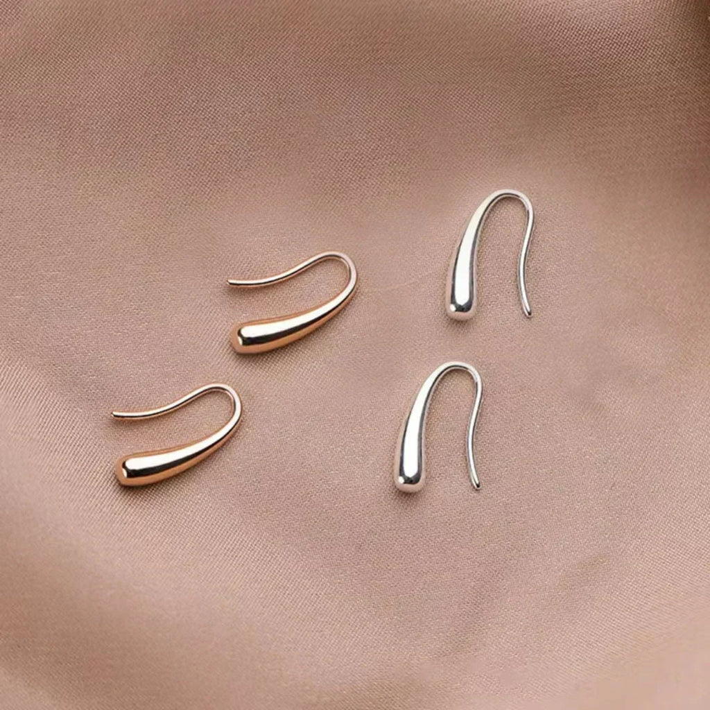 Antique Drop Gold & Silver Earrings