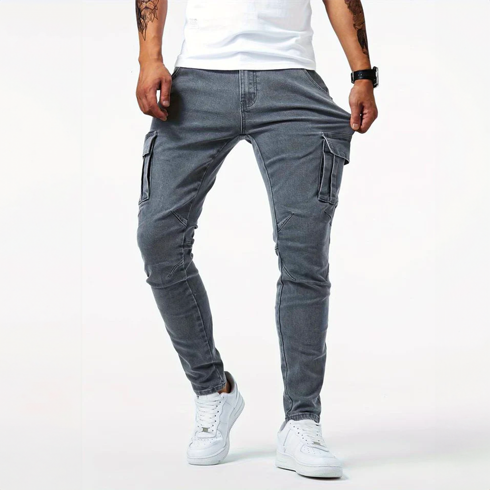 Men's Winter Cargo Pants, Slim Fit