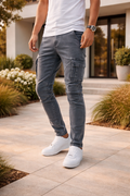 Men's Winter Cargo Jeans, Slim Fit