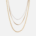 Triple Topaz Necklace