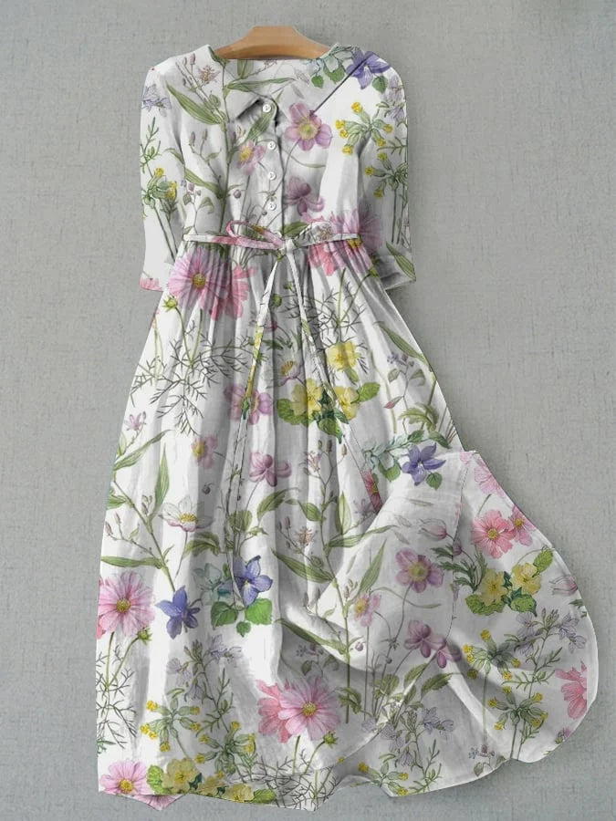 Dahlia | Vintage Floral Dress