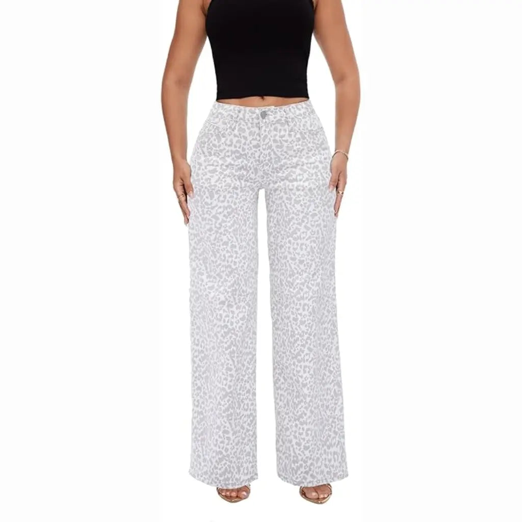 BBL Jeans- Mid-Low Rise Stretch Wide-Leg Jeans