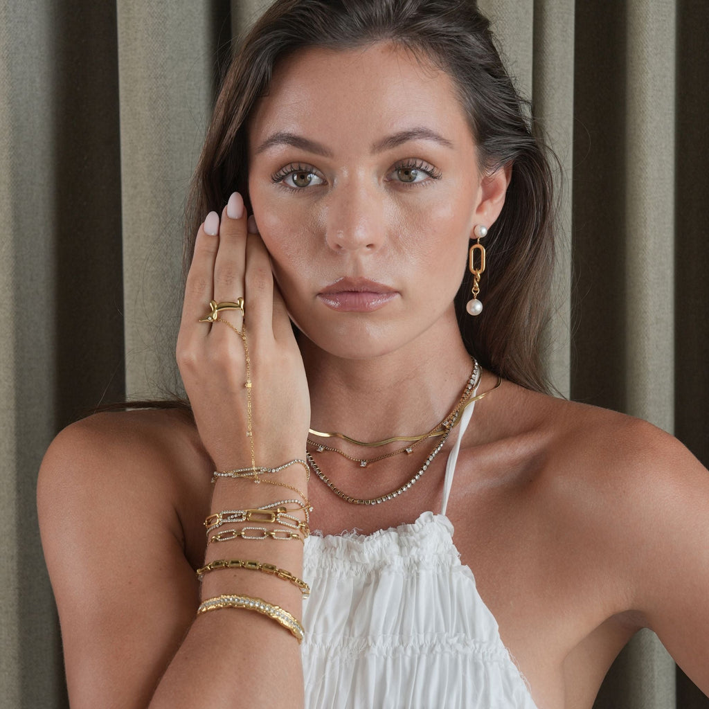 Valenne Link Bracelet | 18K Gold-Plated