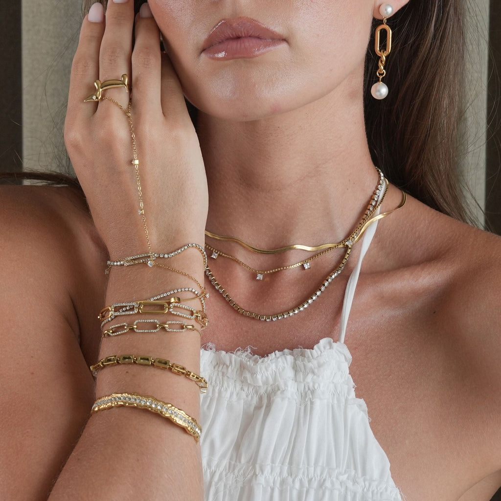 Julisse Link Bracelet | 18K Gold-Plated
