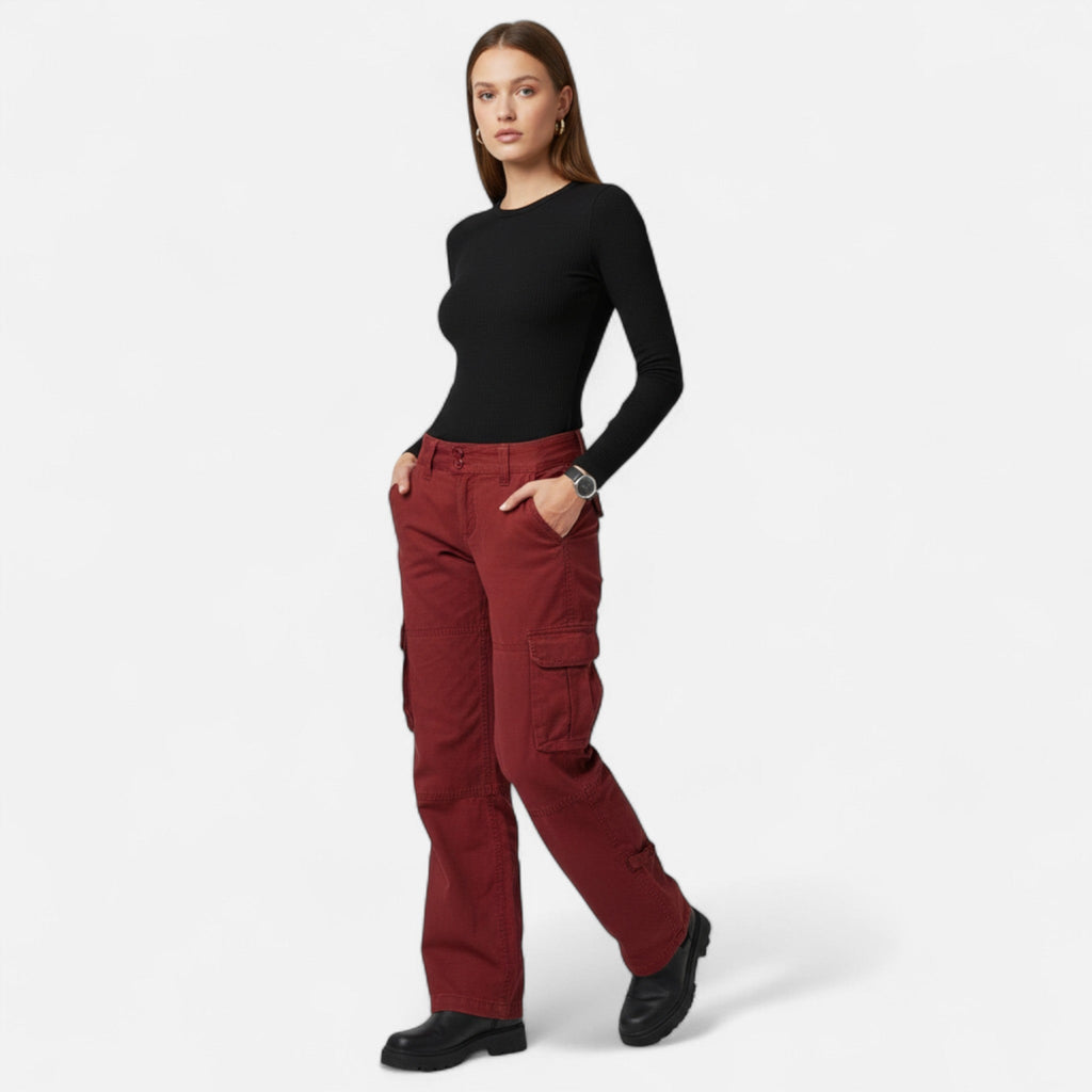 Women's Winter Cargo Pants, Relaxed Fit
