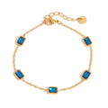 Serenelle Sapphire Bracelet | 18K Gold-Plated