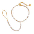 Everlyse Crystal Ring Bracelet | 18K Gold-Plated