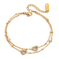 Elysia Heart Bracelet | 18K Gold-Plated