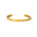 Astra Star Cuff Bracelet | 18K Gold-Plated