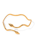 Serpina Wave Cuff | 18K Gold-Plated