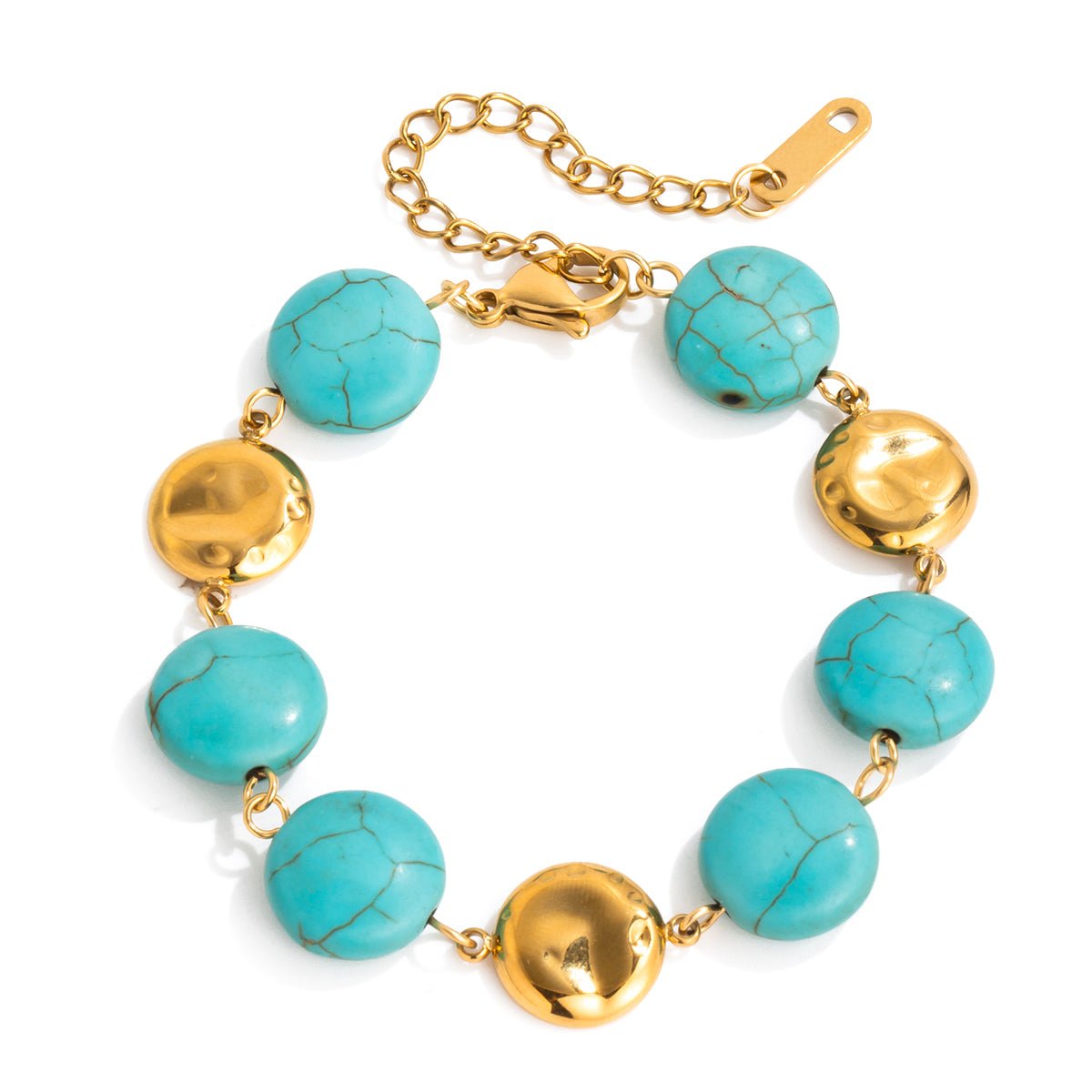 Aurelia Turquoise Bracelet | 18K Gold-Plated