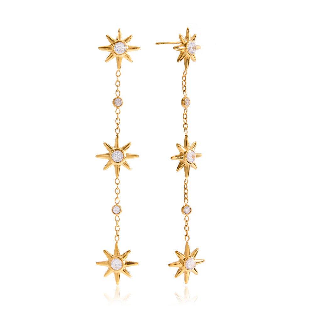 Sulien Drop Earrings | 18K Gold-Plated
