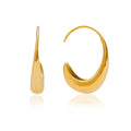Simone Teardrop Hoops | 18K Gold-Plated