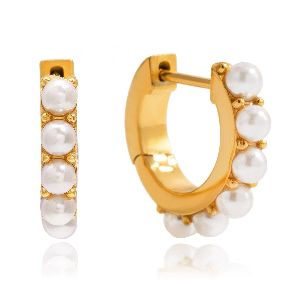 Lorena Hoop Earrings | 18K Gold-Plated