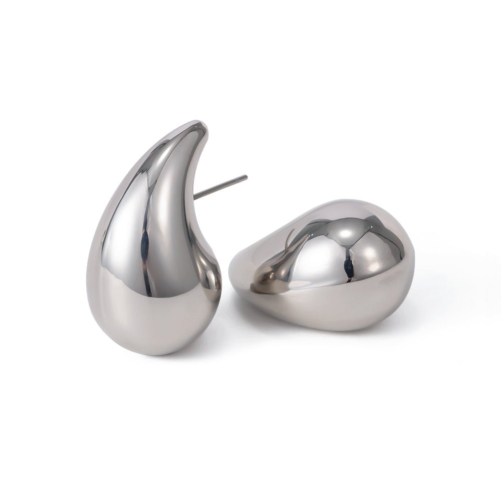 Eliza Drop Earrings | Polished Stainless Steel