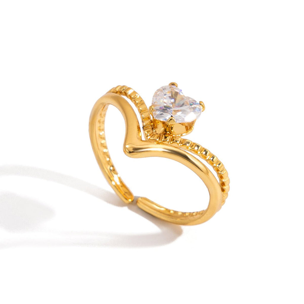 Ivelisse Solitaire Ring | 18K Gold-Plated