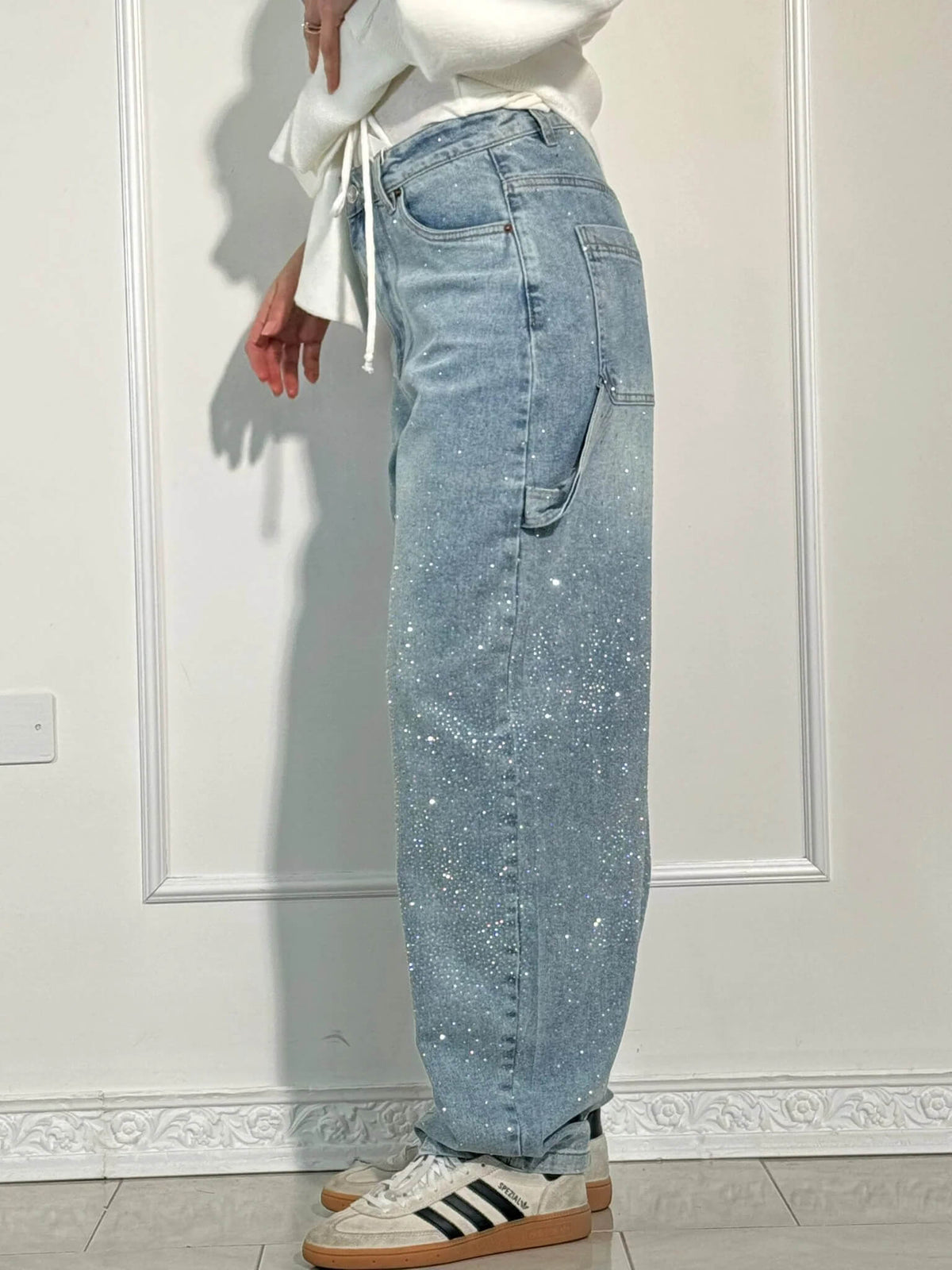 Women's Wide Balloon Cut Jeans Sabrina Elegant Autumn