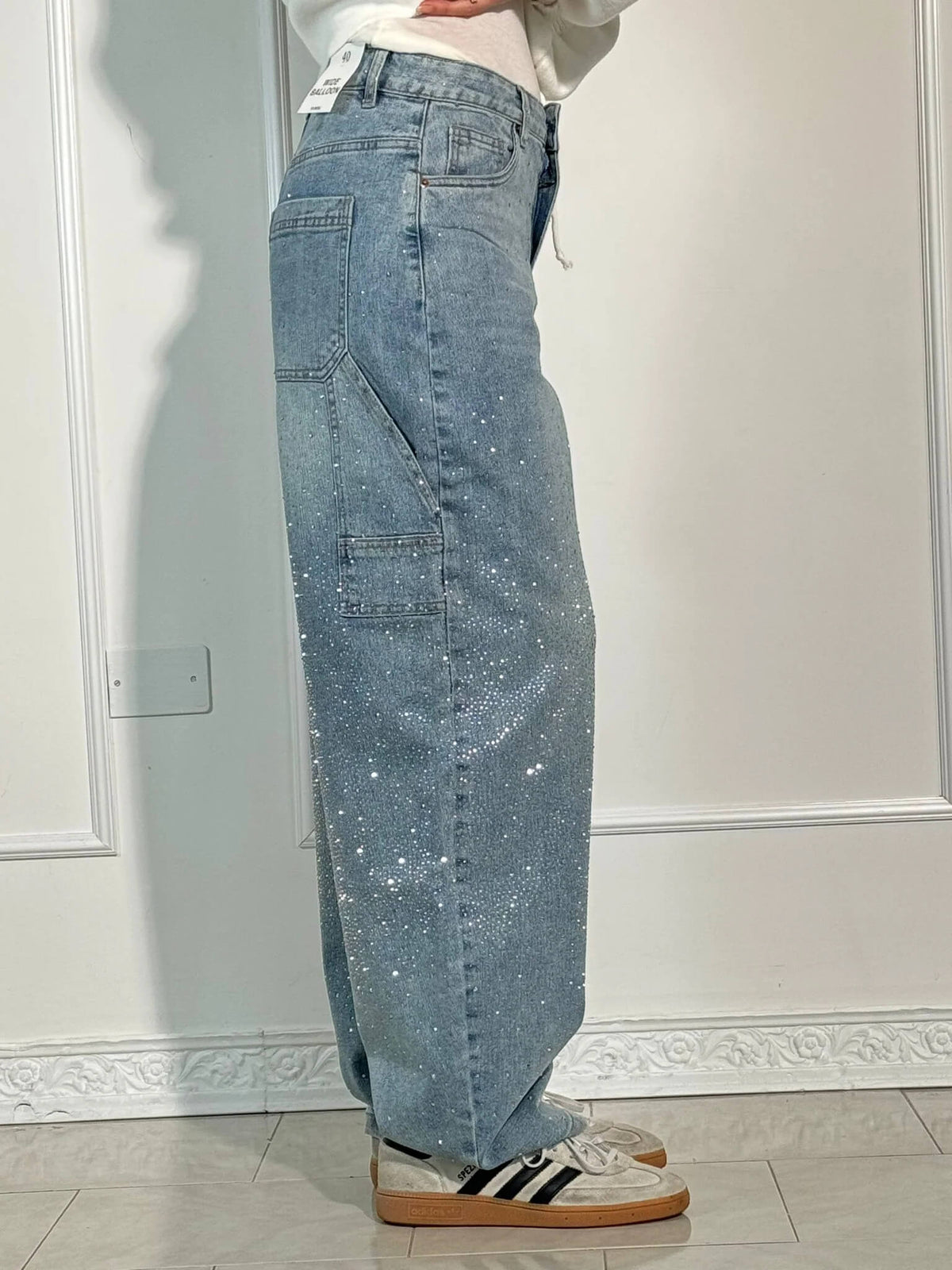 Women's Wide Balloon Cut Jeans Sabrina Elegant Autumn