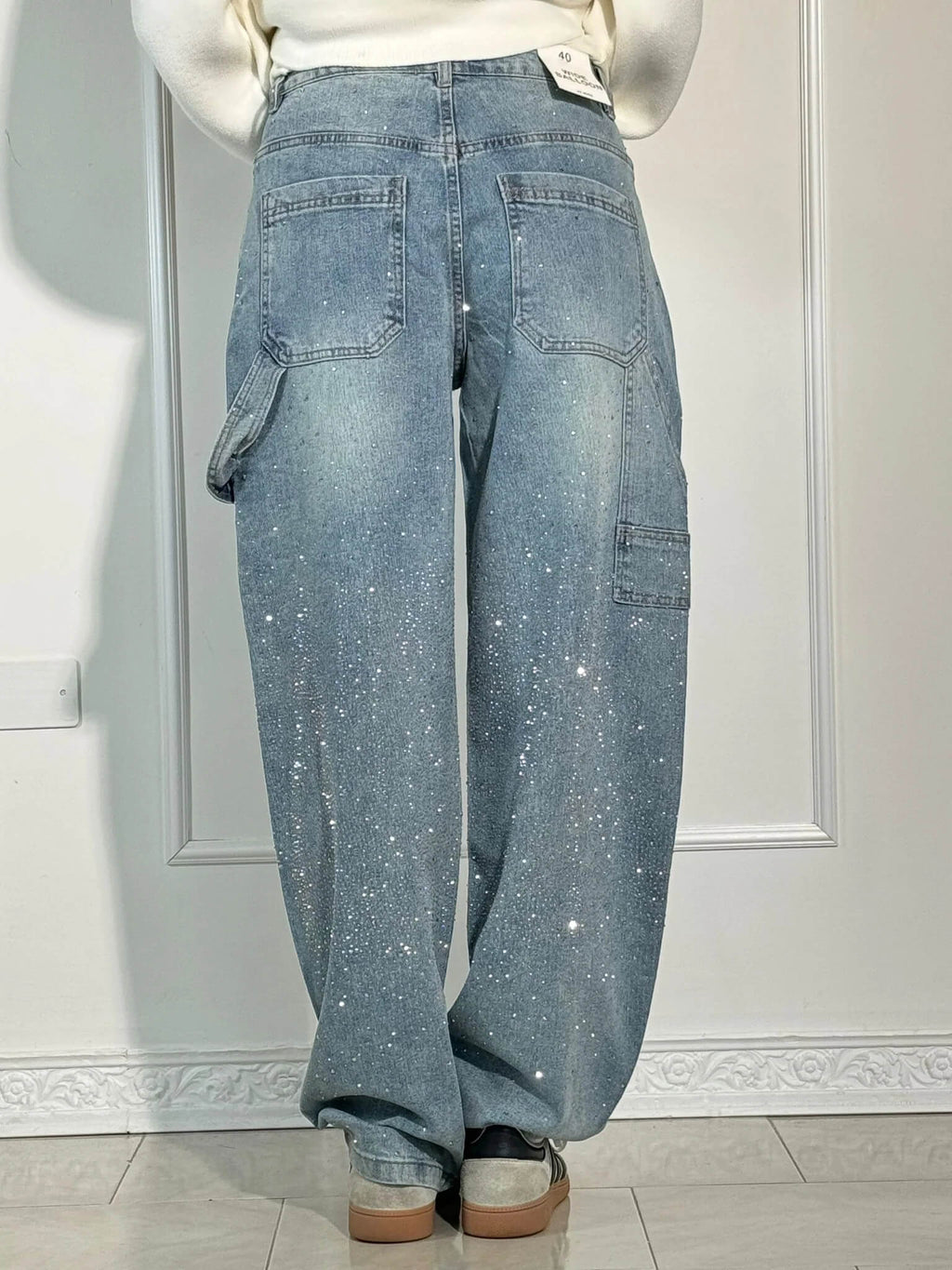 Women's Wide Balloon Cut Jeans Sabrina Elegant Autumn