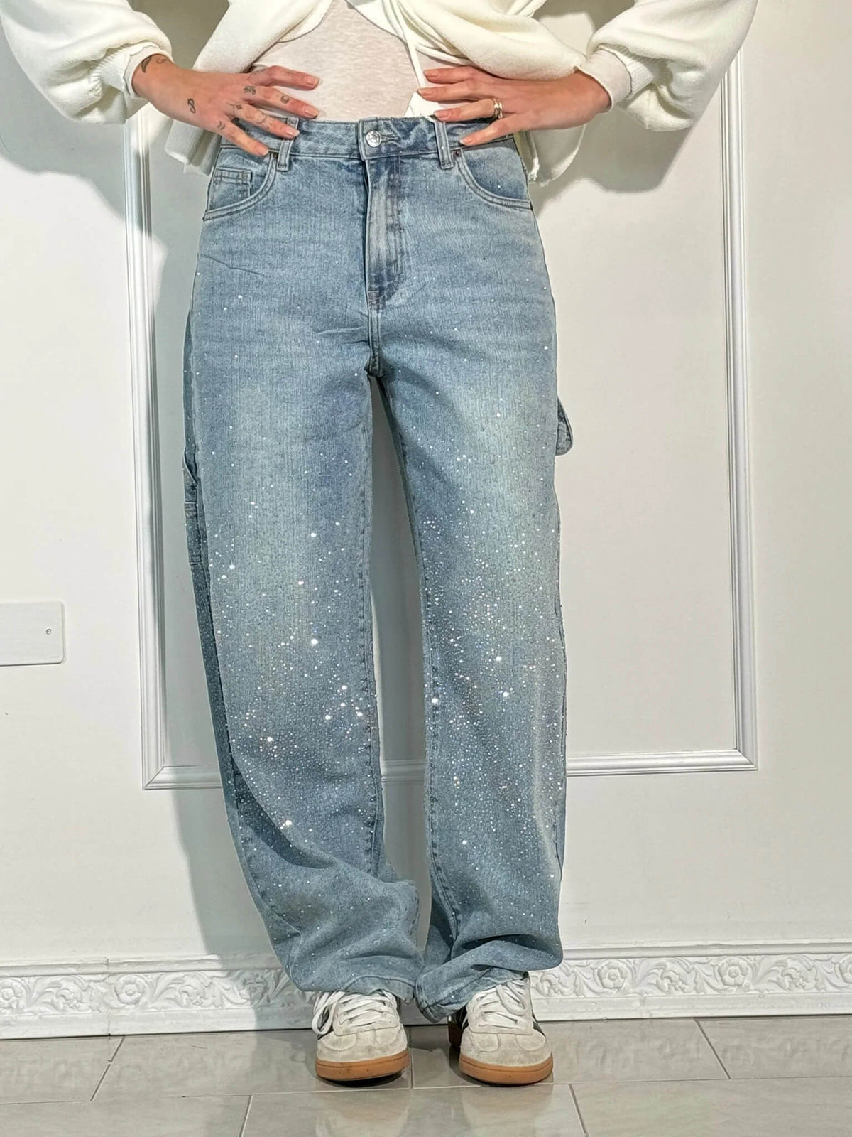 Women's Wide Balloon Cut Jeans Sabrina Elegant Autumn