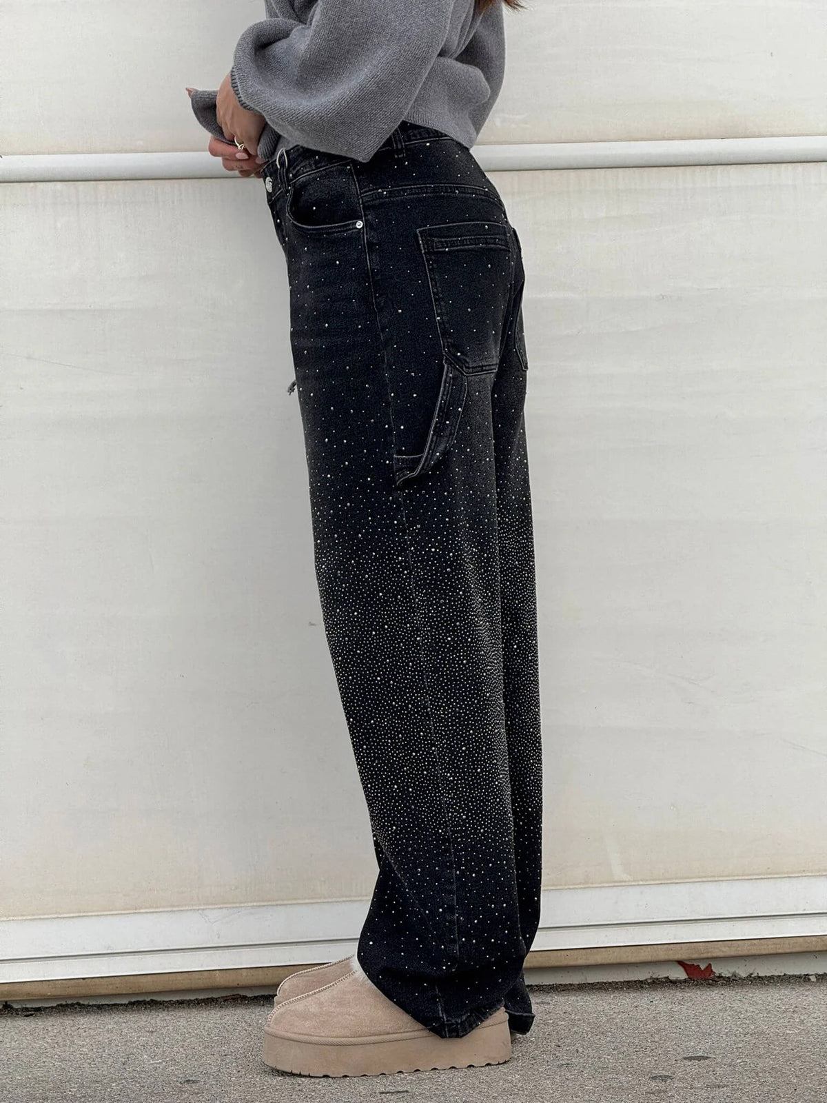 Women's Wide Balloon Cut Jeans Sabrina Elegant Autumn