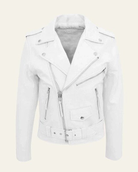 Men's Modern Vegan Leather Jacket – Contemporary Minimalism
