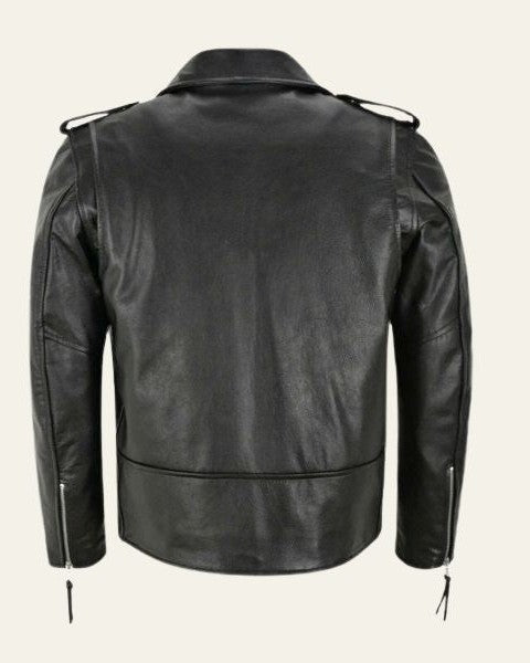Men's Modern Vegan Leather Jacket – Contemporary Minimalism
