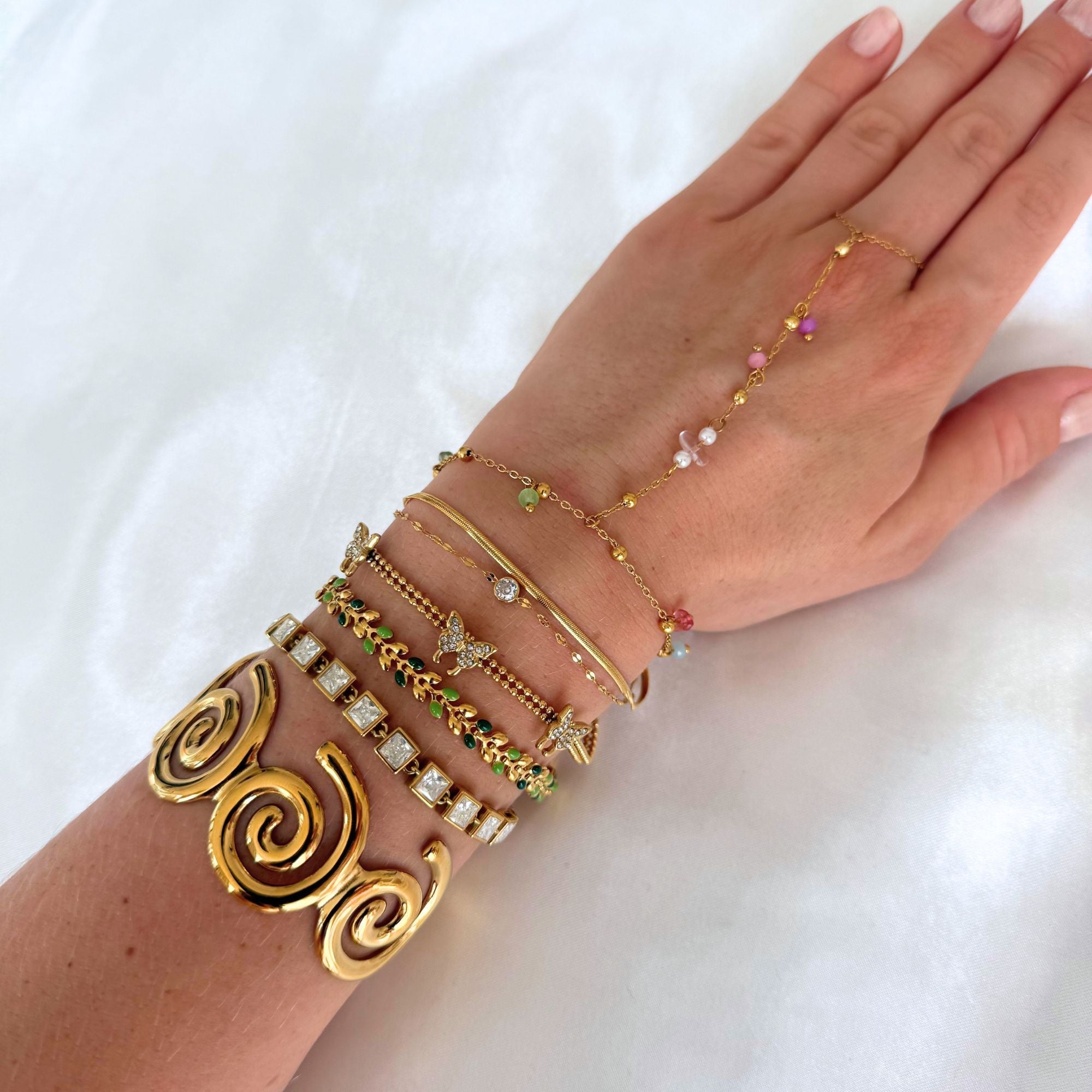 Maribelle Butterfly Bracelet | 18K Gold-Plated