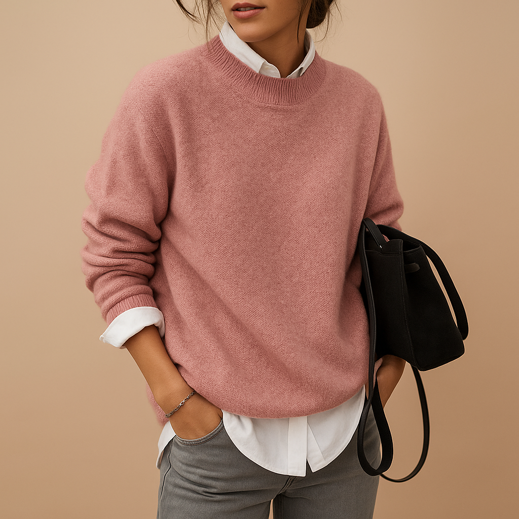 Women's Cashmere Round Neck Sweater