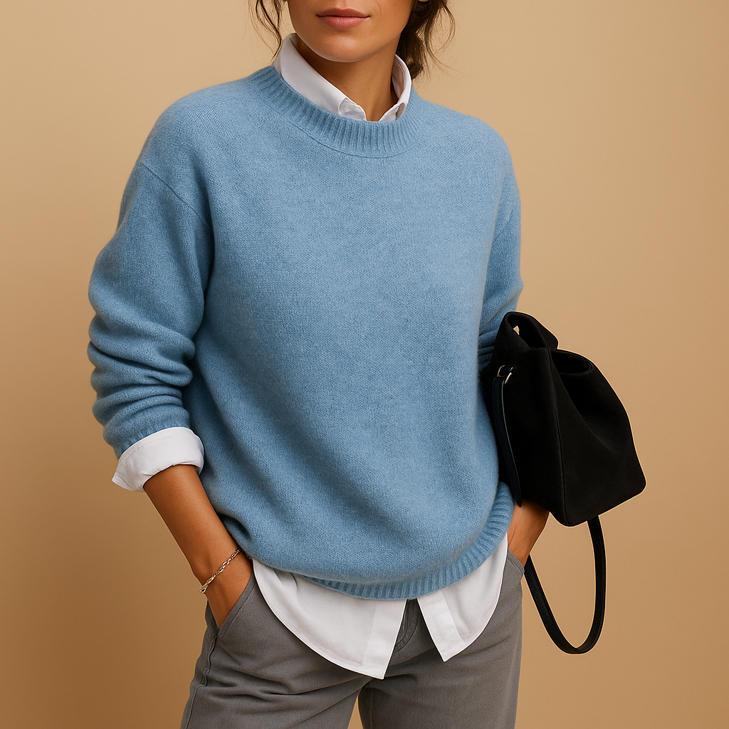 Women's Cashmere Round Neck Sweater