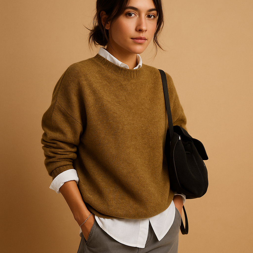 Women's Cashmere Round Neck Sweater