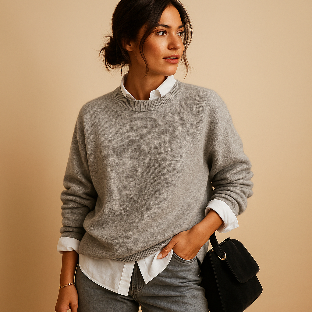 Women's Cashmere Round Neck Sweater