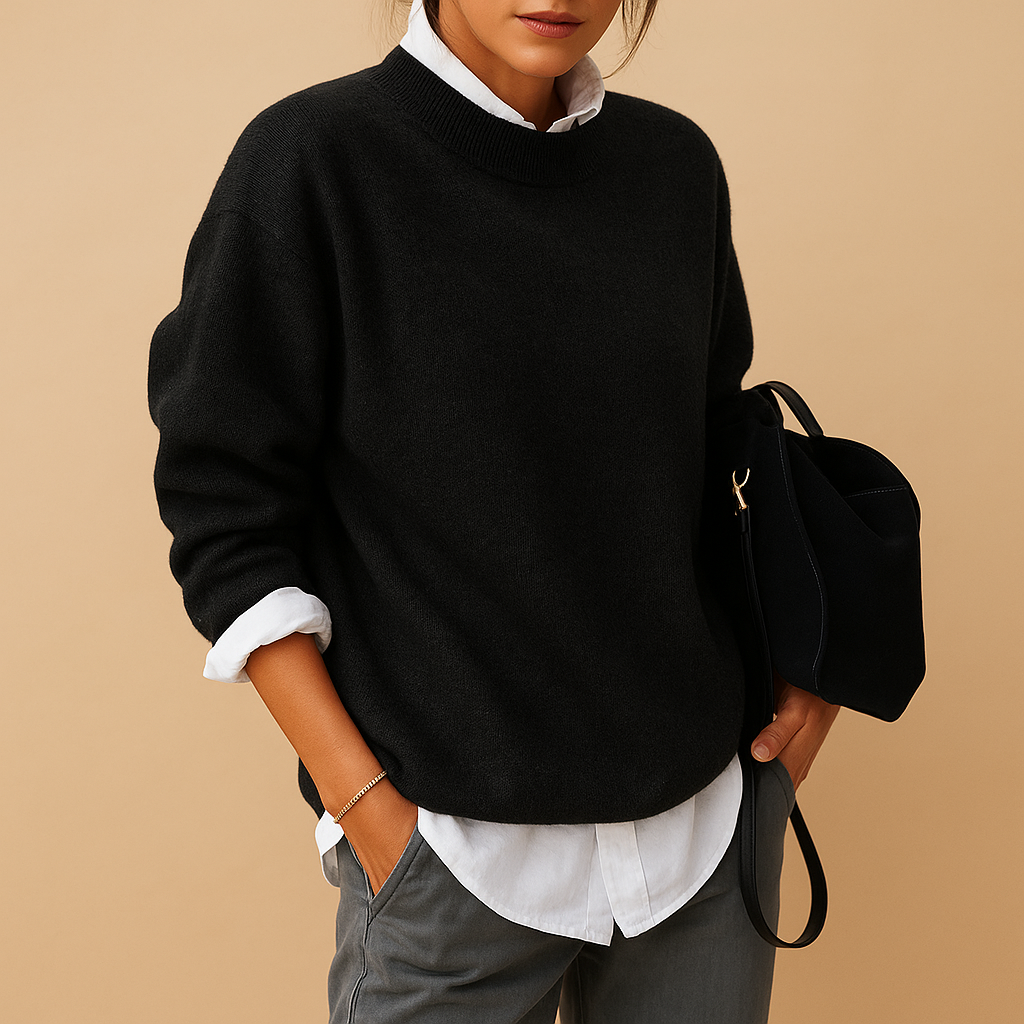 Women's Cashmere Round Neck Sweater