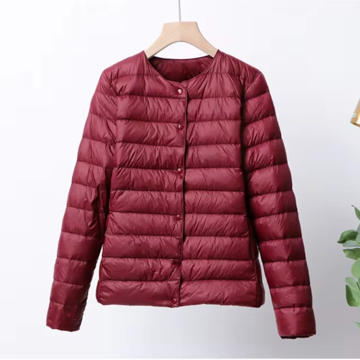 Women's Ultra-Lightweight Short Winter Down Jacket
