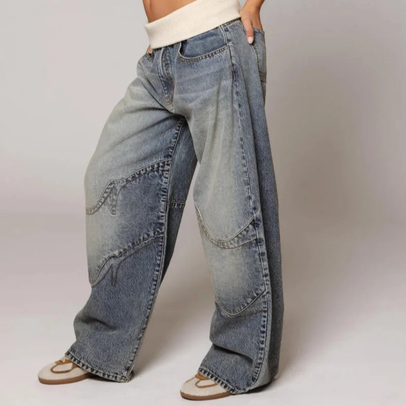Women's Vintage Comfort Wide Leg Jeans