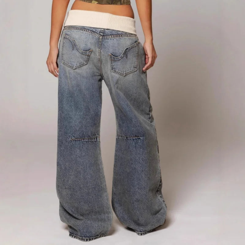 Women's Vintage Comfort Wide Leg Jeans