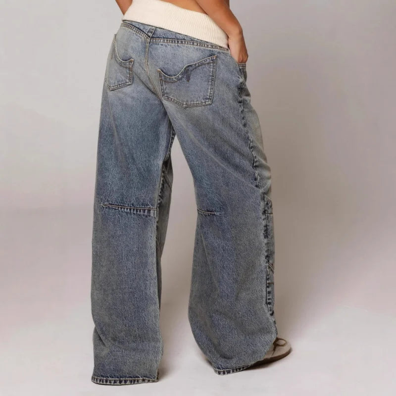 Women's Vintage Comfort Wide Leg Jeans