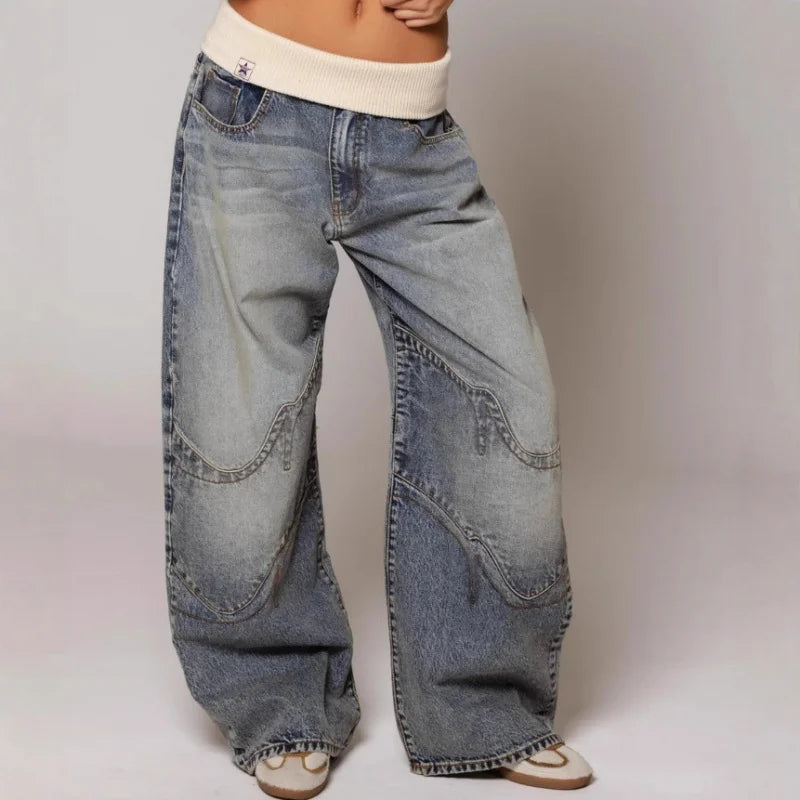 Women's Vintage Comfort Wide Leg Jeans