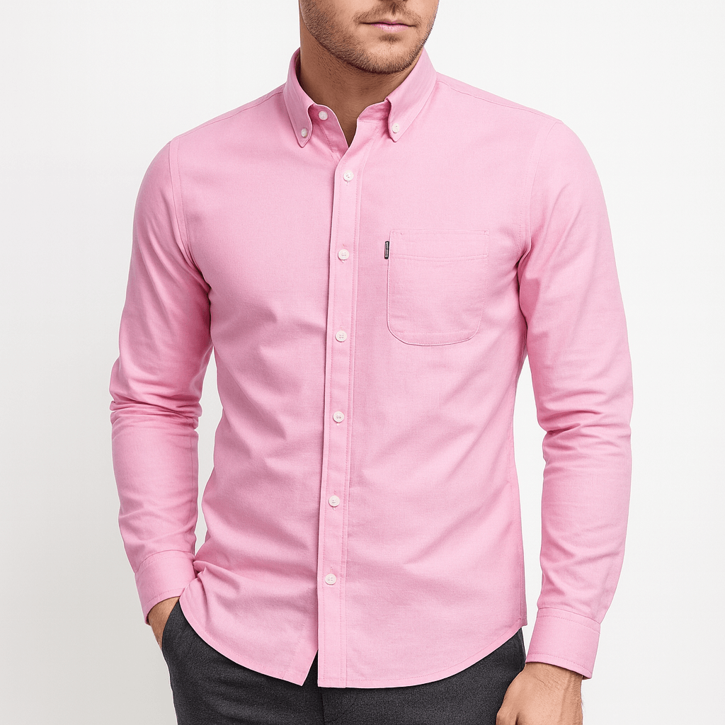 Miesten slim fit -nappipaita