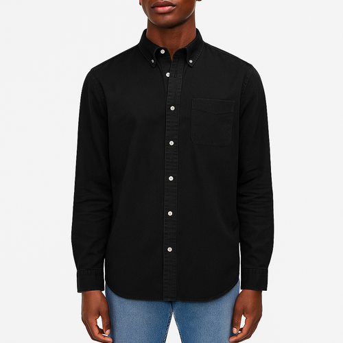 Men's Button-Up Denim Shirt