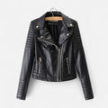 Timeless Women's Leather Biker Design Jacket