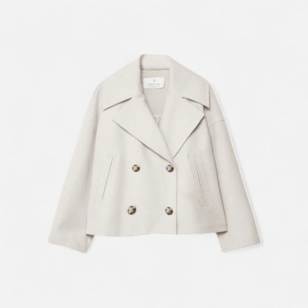 Women's Fitted Minimalist Jacket – Modern Structure, Effortless Elegance