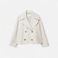 Women's Fitted Minimalist Jacket – Modern Structure, Effortless Elegance